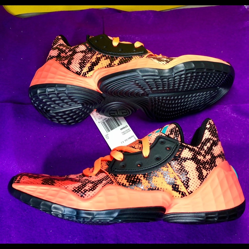Adidas Harden 4 Gila Monster Men’s Size 5 EF9944 - Picture 9 of 12